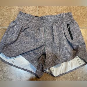 Lululemon grey tracker shorts